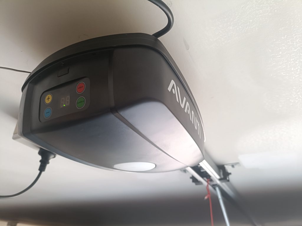 Garage door motor replacement in a Perth home